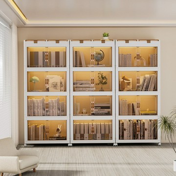 熱銷/免運費 折疊收納箱透明免安裝開門式收納柜家用衣物柜子內衣儲物箱整理箱