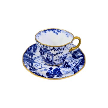 Royal Crown Derby 皇家皇冠德比 -日本庭園 杯組 (杯+碟)