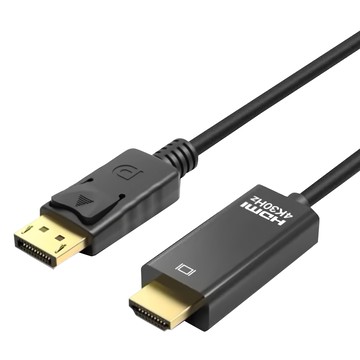 POLYWELL 寶利威爾 DP轉HDMI 4K30Hz 影音傳輸線  PW15-W46-M230  1條