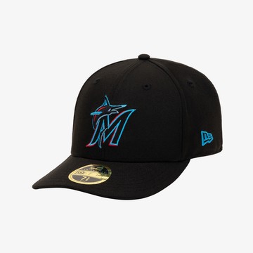 NEW ERA 男女 LP 59FIFTY 邁阿密馬林魚 黑 NE70470250