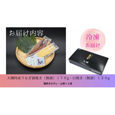 ふるさと納税 鹿屋市 大隅特産うなぎ蒲焼1尾(170g)・白焼1尾(120g)食べ比べセット 1876