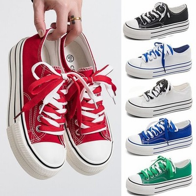 厚底 スニーカー レディース キッズ ローカット シューズ 靴 カジュアルシューズ 大人 おしゃれスニーカー 厚底スニーカー キャンバス 通学 軽い 通販 Lineポイント最大get Lineショッピング