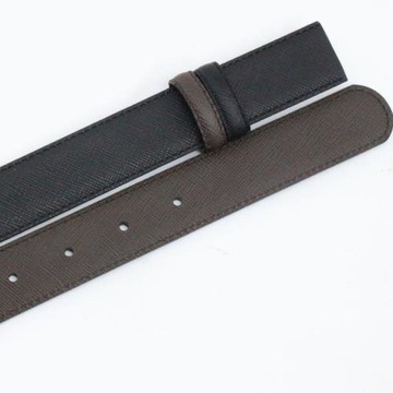 不帶頭腰帶雙面十字紋真皮男女士褲帶身針扣無頭皮帶條2.9 3.4CM