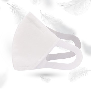 麗正 成人3D醫用口罩(潔淨白)寬耳帶-30入 / 單片包裝