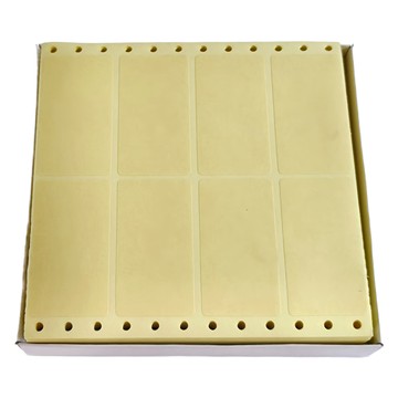 華麗牌 電腦列印標籤 雙排 WL-5015Y 3.5 x 6.5cm 黃色  8格  1200張