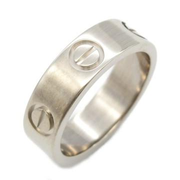 Cartier 卡地亞 18K白金 Love 戒指 50 B4022650 【二手名牌BRAND OFF】