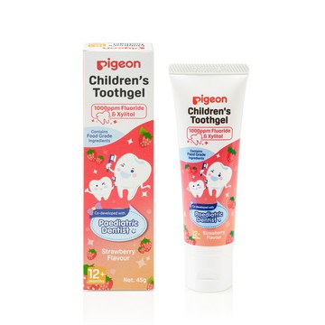 貝親 Pigeon - 兒童含氟牙膏-草莓