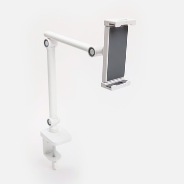 桌夾式鋁合金旋轉手機支架