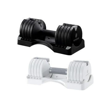 BYZOOM FITNESS 可調式啞鈴 5.6公斤(12.5磅) 5段重量秒速調整