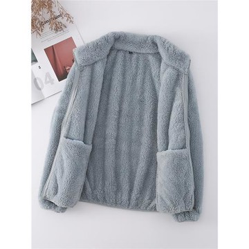 抓絨衣女2025新款秋冬長袖加絨保暖珊瑚絨衛衣戶外雙面搖粒絨外套
