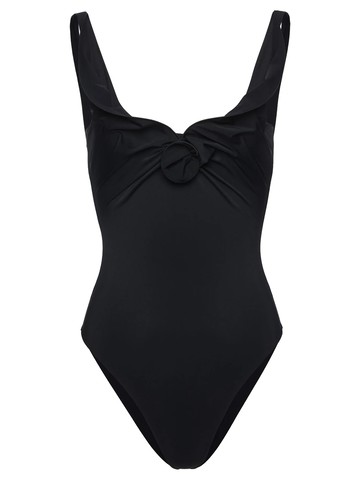 magda butrym swimsuit with flower detail