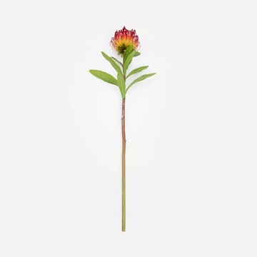 查莉擬真花插針墊花69cm 紅