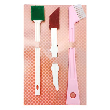 UdiLife 優的生活大師 ay 食器間隙刷 c9946  3支  綠色  棕色  粉色