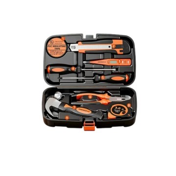 多件式工具組 意馳 YICHI 工具套裝 實用9件套 日常維修 工具箱 多功能五金箱 維修箱 家庭電工全套組合