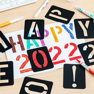 英文字模板 數字模板 符號模板尺 DIY手繪 臨摹 噴繪 塑膠尺 填色尺 繪畫尺【BlueCat】【JC5193】