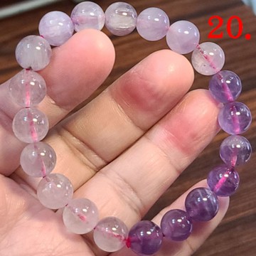 紫超七 超七 手鍊 手環 手珠 超級七 漸層 10mm 天然❤水晶玉石特賣#R132-8