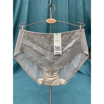 100元4條特價愛戴內褲性感蕾絲舒適透氣中腰包臀無痕速干女平角褲