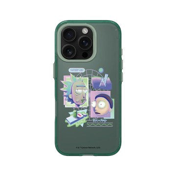 iPhone 16 Pro Clear 憂墨綠 - 瑞克和莫蒂 Rick and Morty - 3D版