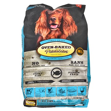 OVEN-BAKED TRADITION 烘焙客 成犬魚肉 大顆粒  11.34kg  1袋  魚肉