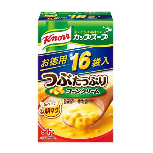 味の素 クノールカップ つぶたっぷりコーンクリーム 16P入