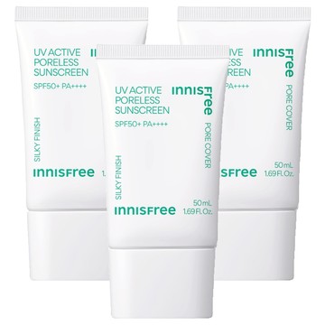 INNISFREE 台灣公司貨 高效UV毛孔隱形防曬霜 SPF50+ PA++++  50ml  3條