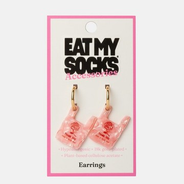 EAT MY SOCKS / 耳環 / 謝謝包