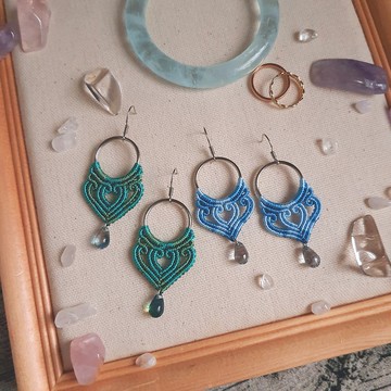 E049-手工編織耳環