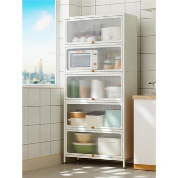 廚房置物架落地多層多功能收納柜碗微波爐櫥柜儲物柜家用餐邊柜