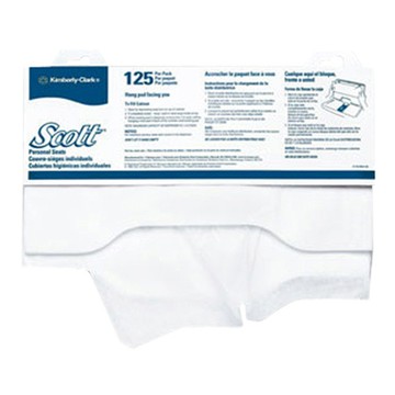 可麗舒SCOTT舒潔馬桶座墊紙/07410/125張/24包/箱