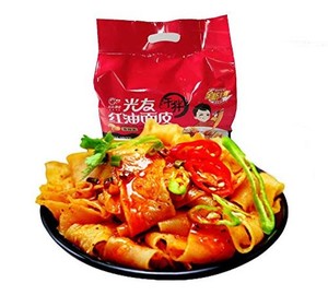 光友 紅油面皮 香辣味 4食入り 400G 即席中華麺 インスタント料理 中華食材