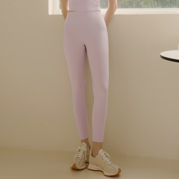 雲感超輕量彈力貼身九分運動褲-典雅紫