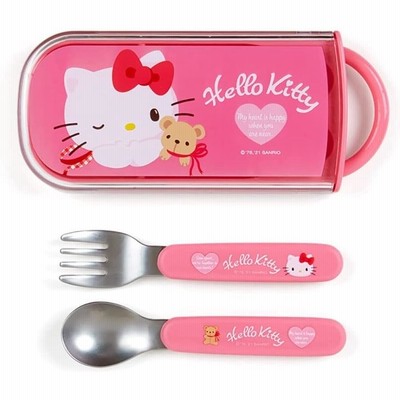 サンリオ(SANRIO) ハローキティ スプーン&amp;フォークセット(くま) 878880