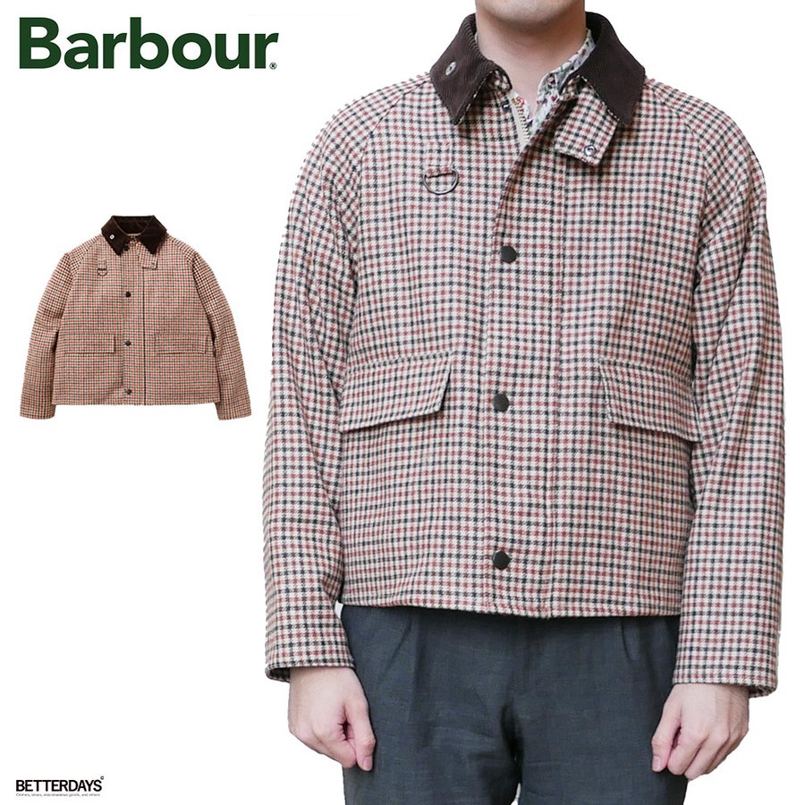 Barbour スペイ　グレンチェック　ツイード