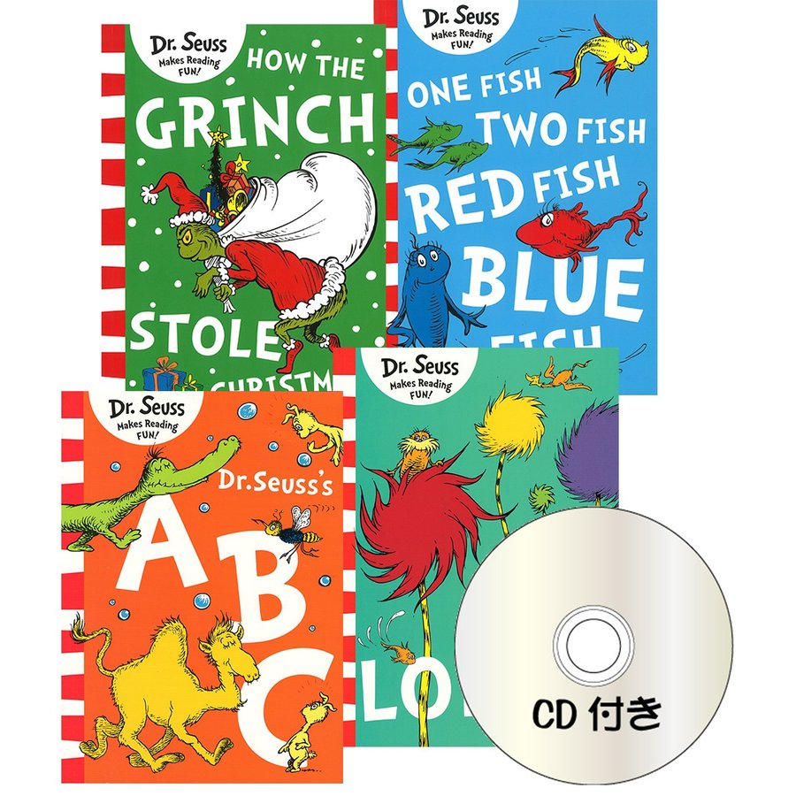 DR. SEUSS HAPPY PACK (4冊CD) [REVISED EDITION] ドクター・スース