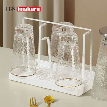日本Imakara 鐵藝手提式杯架/瀝水杯架