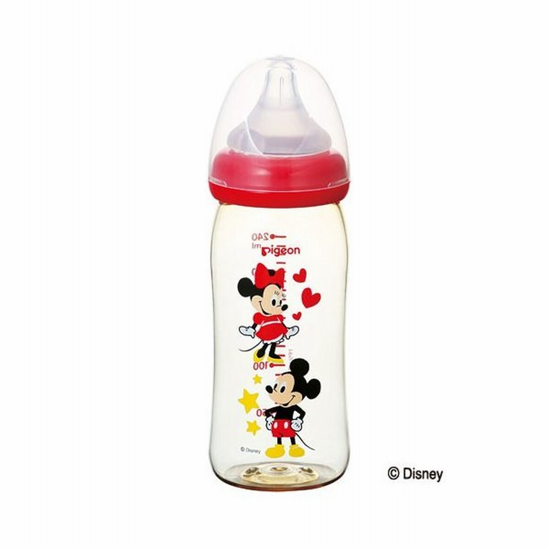 ピジョン 母乳実感 哺乳びん プラスチック製 Disney 22年2月発売商品 240ml 乳首 Mサイズ ディズニー ミッキー柄 広口タイプ 哺乳瓶 Pigeon B倉庫 通販 Lineポイント最大0 5 Get Lineショッピング