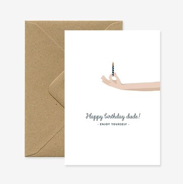 小小蠟燭生日卡