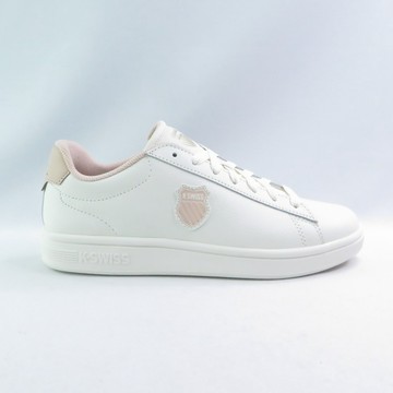 K-SWISS 94412165 Court Shield II 女休閒鞋 米白/玫瑰粉【iSport愛運動】