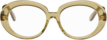 LOEWE 绿色 Curvy 眼镜