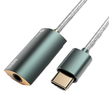 ddHiFi Provu (Eye)轉TypeC無損MQA解碼轉接線-單晶銅鍍銀線材  TC35  1個