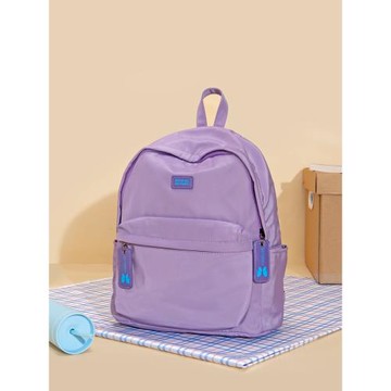 原創輕便簡約女初中學生雙肩包