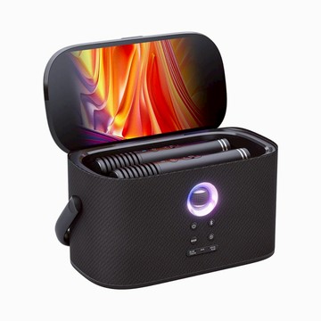 【5/1–5/31 限時好禮】購買即贈【Mins London 電動開瓶器*1】Shell S2：一體式行動卡拉OK機 黑色