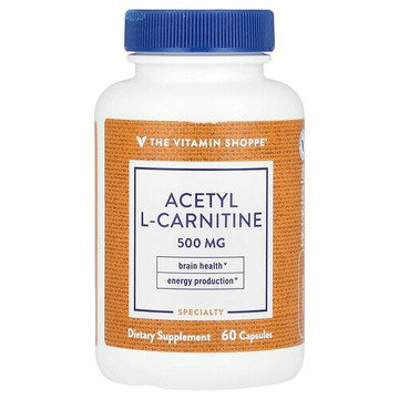 The Vitamin Shoppe, 乙醯左旋肉鹼，500 毫克，60 粒膠囊