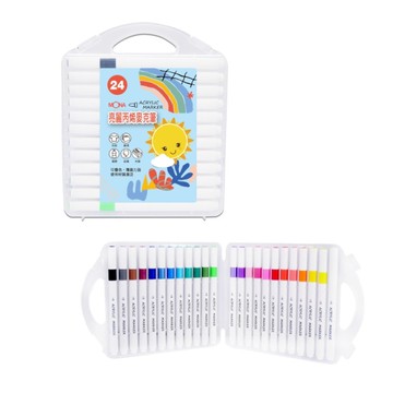 MONA 亮麗丙烯麥克筆組-24色(F-24)