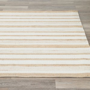 艾禮思手工編織黃麻羊毛地毯 160x230cm 線條