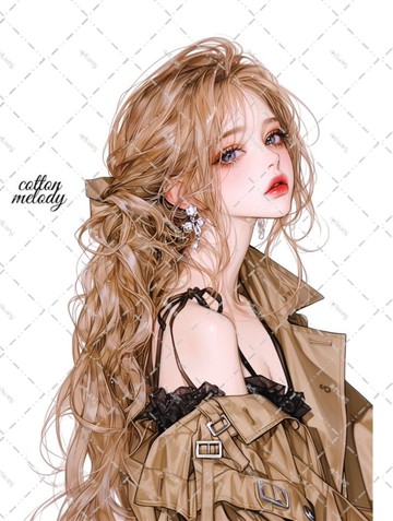 原始貼紙 No.6449 人物貼紙 原創貼紙 人物貼紙 女孩貼紙 原創人物貼紙