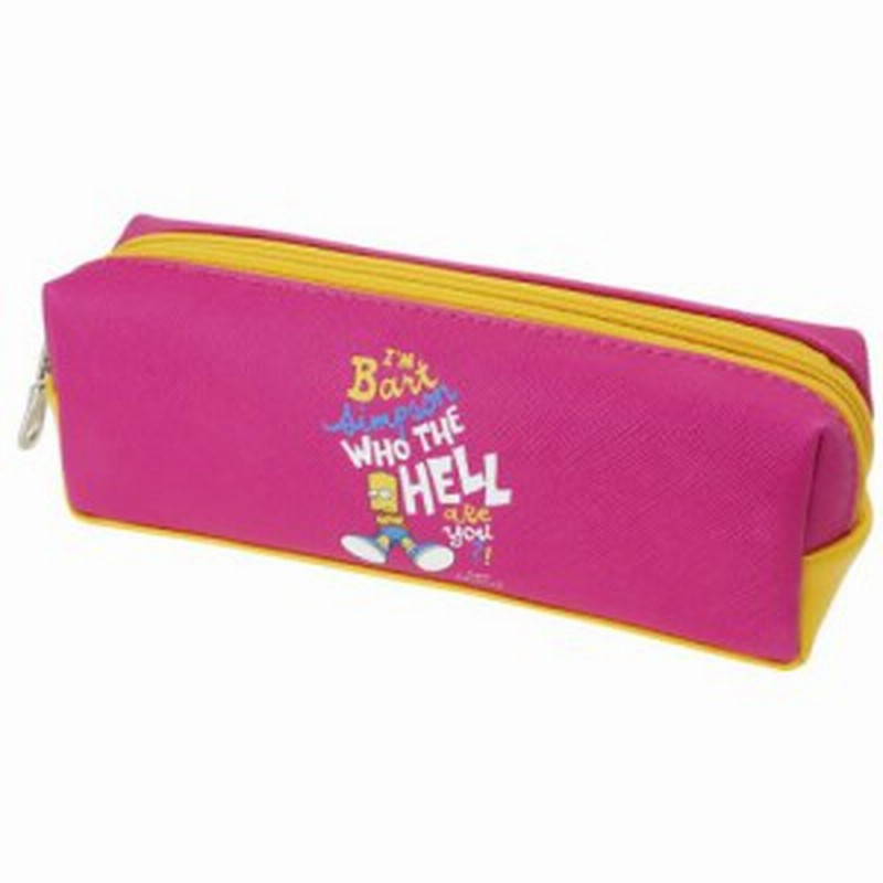 シンプソンズ Wファスナー ペンケース 筆箱 Pinkバート The Simpsons ペンポーチ キャラクター グッズ 通販 Lineポイント最大6 0 Get Lineショッピング