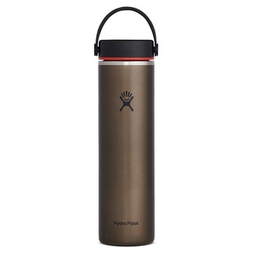 Hydro Flask 官方旗艦 24oz/709ml 輕量寬口提環保溫瓶 曜石黑