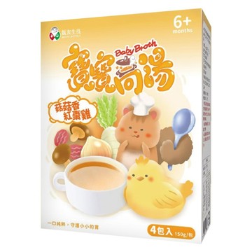 飯友 寶寶高湯 菇菇香紅棗雞  600g  1個