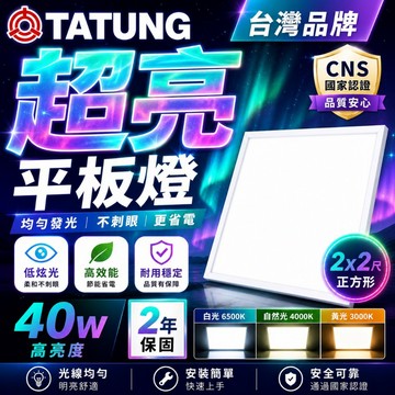 保固三年 大同 LED 平板燈 40W led燈 輕鋼架燈 led平板燈 客廳燈 天花板燈 平板燈 辦公室燈具 燈